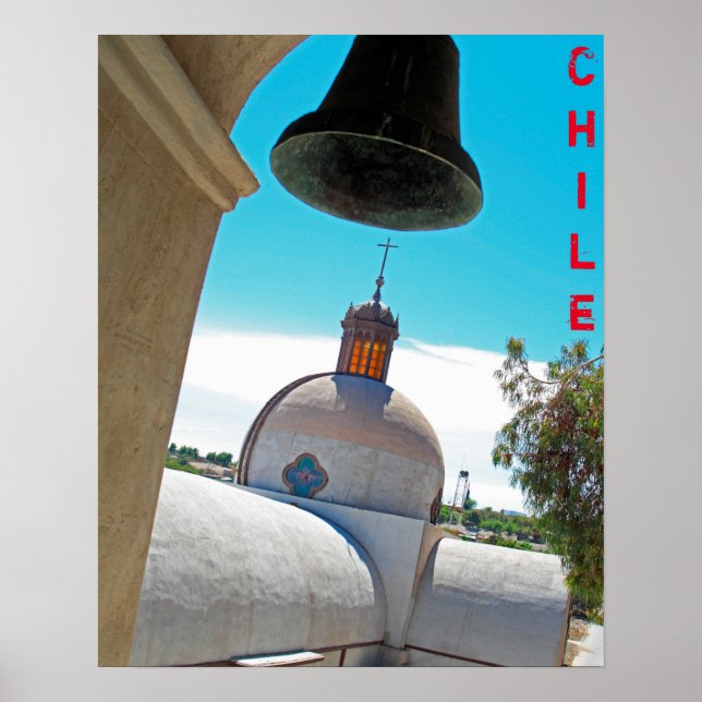 Chile-Glockenturm-Poster Poster (Vorne)