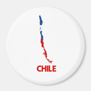 CHILE-KARTE MAGNET