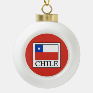 Chile Keramik Kugel-Ornament