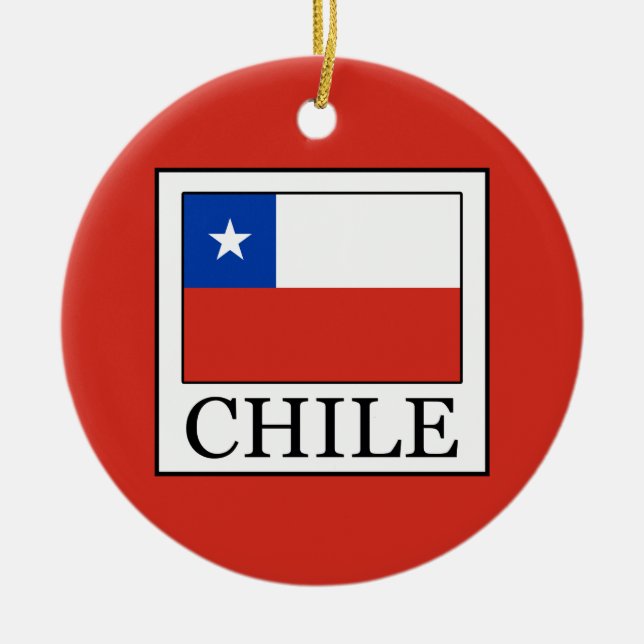 Chile Keramik Ornament (Vorne)