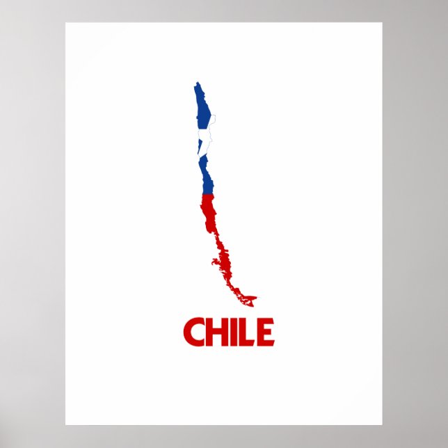 CHILE MAP POSTER (Vorne)