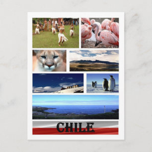 Chile - Mosaik - Postkarte