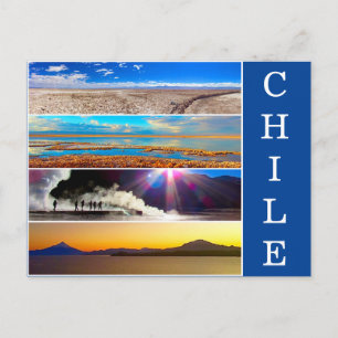 Chile Naturparks Postkarte