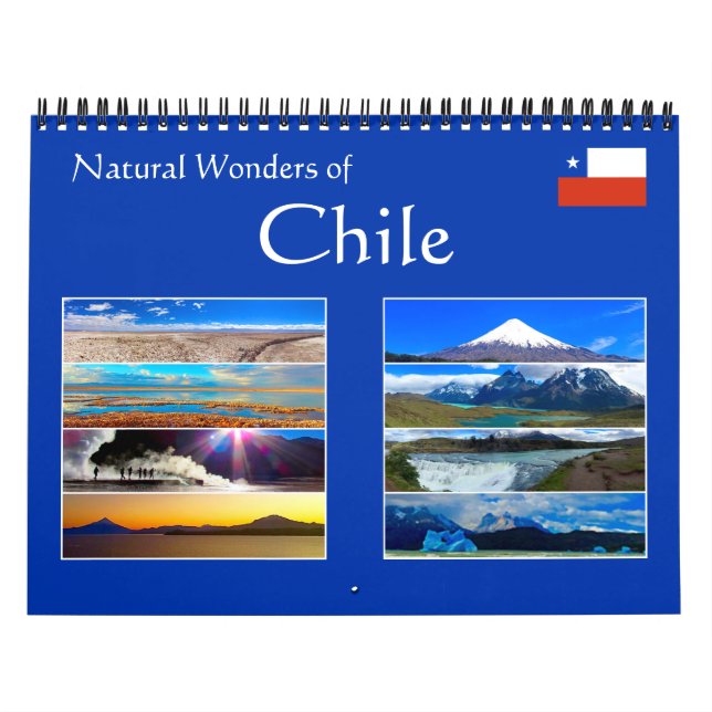 Chile Naturwunder 2026 Kalender (Titelbild)