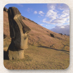 Chile, Osterinsel. Hang mit Moai Getränkeuntersetzer