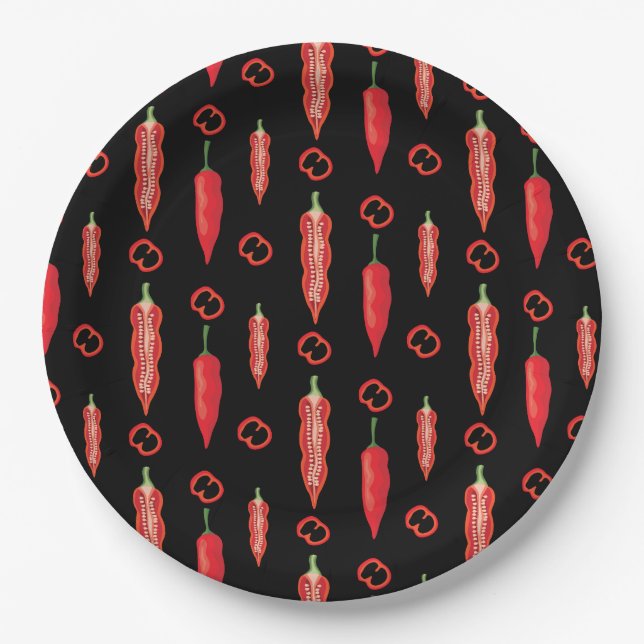 Chile Pappteller (Vorderseite)