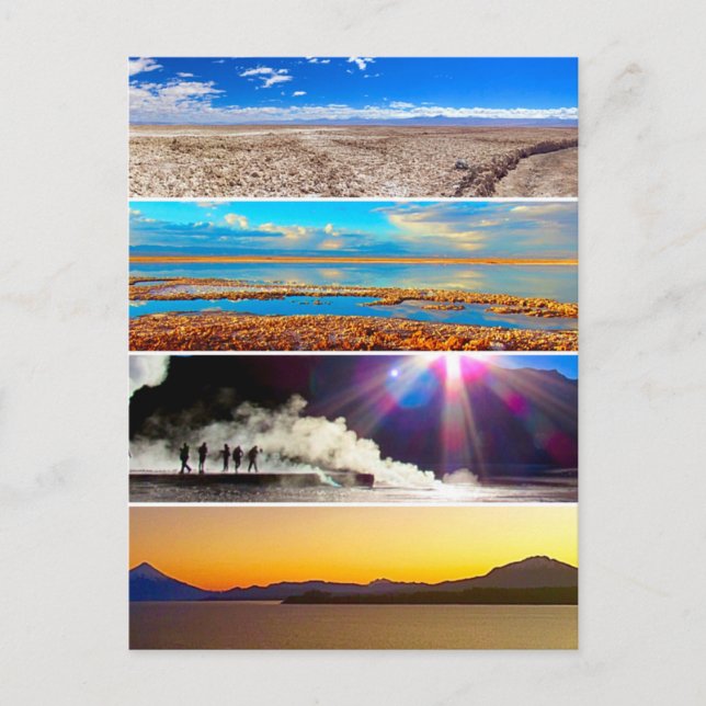 Chile parques postkarte (Vorderseite)