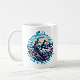 Chile Patagonia Mountains Kaffeetasse