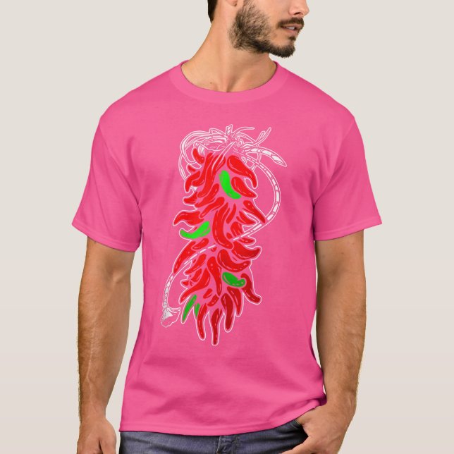 Chile Pepper Ristra T-Shirt (Vorderseite)