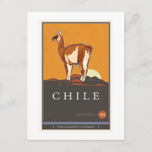 Chile Postkarte (Vorderseite)