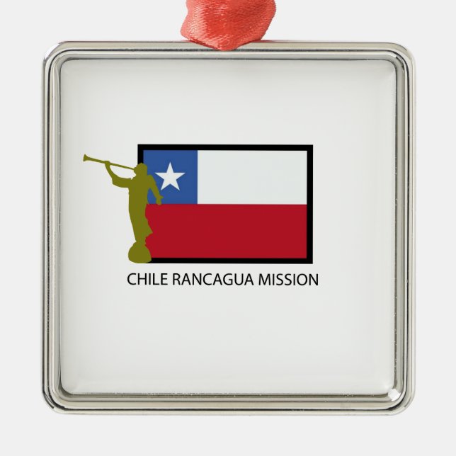 Chile Rancagua Auftrag LDS CTR Silbernes Ornament (Vorne)