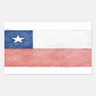 Chile Rechteckiger Aufkleber
