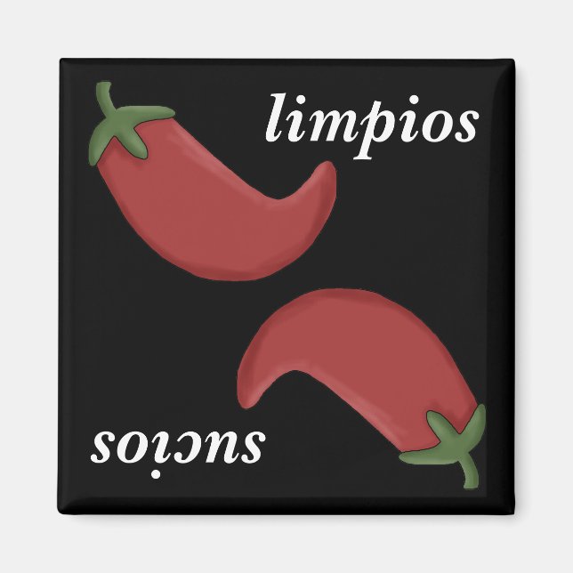 Chile Rojo Niedlich Geschirrspüler Magnet (Vorne)