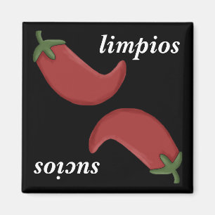 Chile Rojo niedliche Spülmaschine Magnet