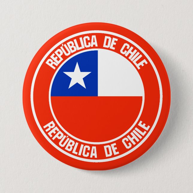 Chile-RundEmblem Button (Vorderseite)