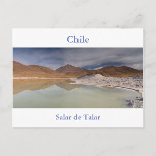 Chile - Salar de Talar Salzflach Postkarte