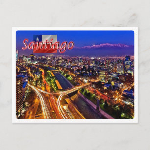 Chile - Santiago - Postkarte