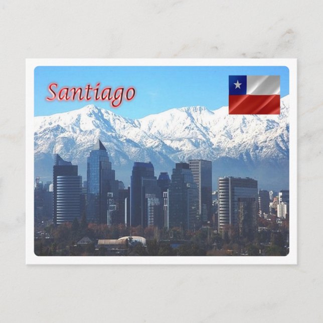 Chile - Santiago - Postkarte (Vorderseite)