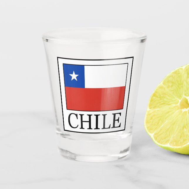 Chile Schnapsglas (Vorderseite)