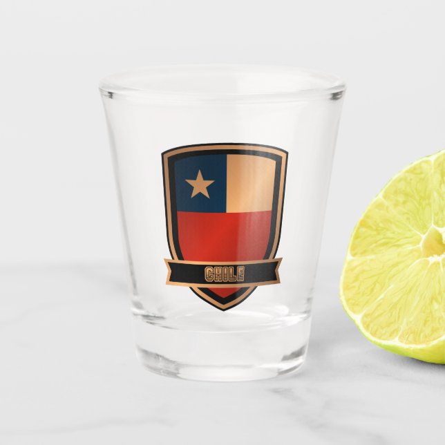 Chile Schnapsglas (Vorderseite)