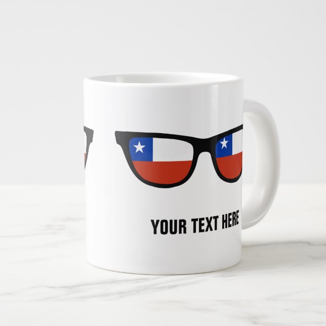 Chile Shades benutzerdefinierte Tasse (Vorderseite Rechts)