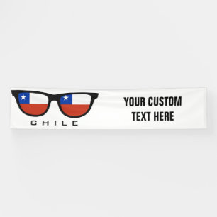 Chile Shades benutzerdefinierte Text- und Farbbann Banner