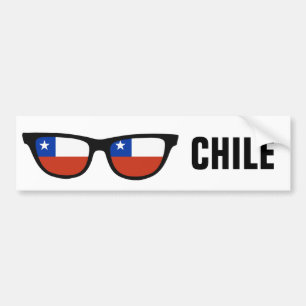 Chile Shades benutzerdefinierte Text und Farbe Aut Autoaufkleber