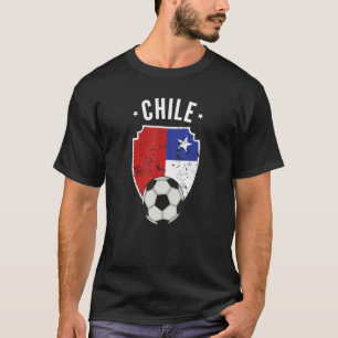 Chile Soccer Chile Flag Fußball Chilene Prio Roo T-Shirt