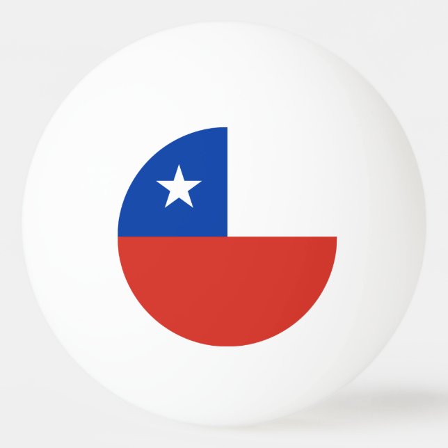 Chile Tischtennisball (Vorderseite)