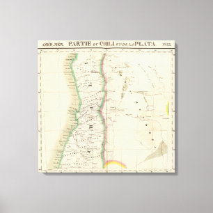 Chile und Argentinien 33 Leinwanddruck