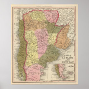 Chile und Argentinien Poster