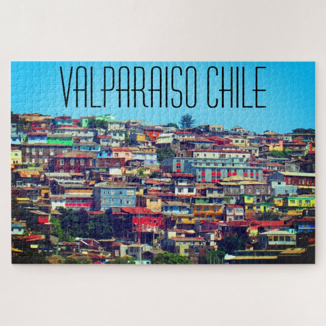 Chile Valparaiso Puzzle (Horizontal)