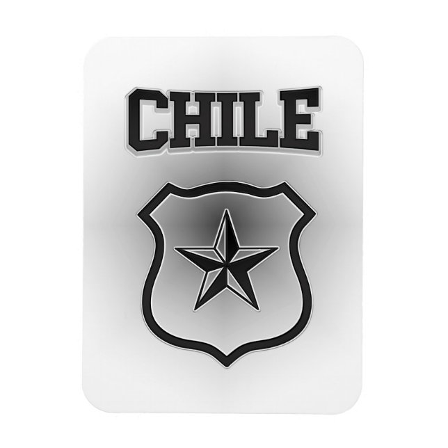 Chile-Wappen Magnet (Vertikal)