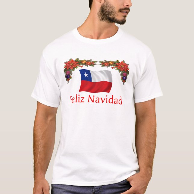 Chile-Weihnachten T-Shirt (Vorderseite)
