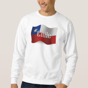 Chile-wellenartig bewegende Flagge Sweatshirt