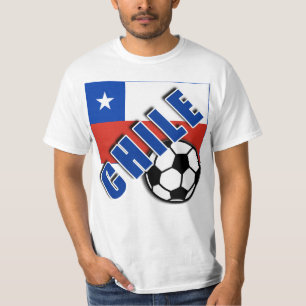 CHILE Weltfußball-Fan-T-Shirts T-Shirt