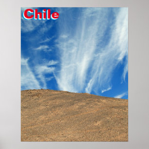 Chile Wolken Poster
