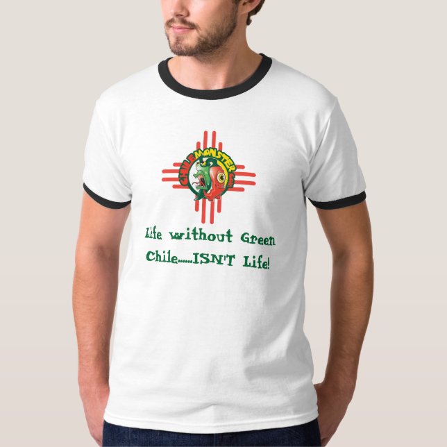ChileMonster.com "Leben ohne Chilen…" T - Shirt (Vorderseite)
