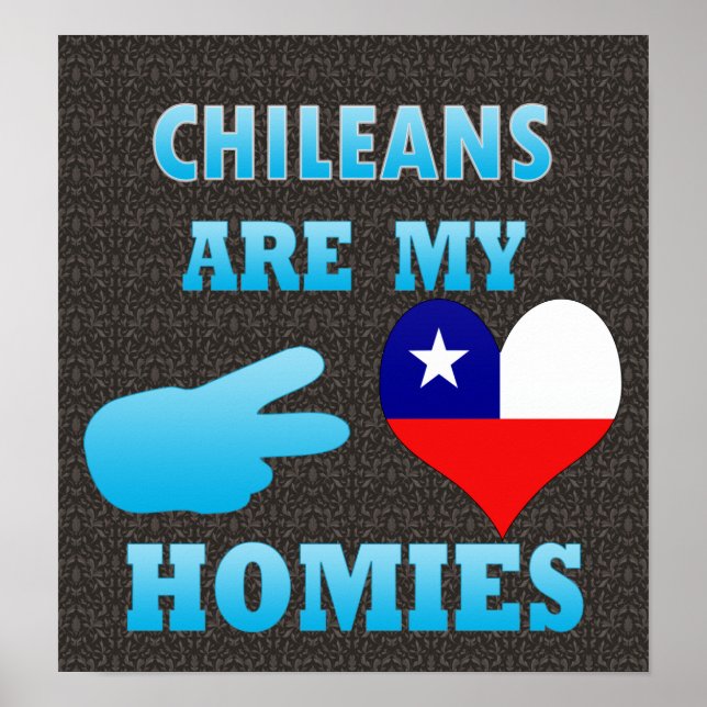 Chilenen sind meine Heimat Poster (Vorne)