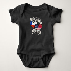 Chilenische amerikanische Herzfahnen Chile Amerika Baby Strampler