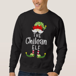 Chilenische Elfengruppe Weihnachts-Pyjama-Party Sweatshirt