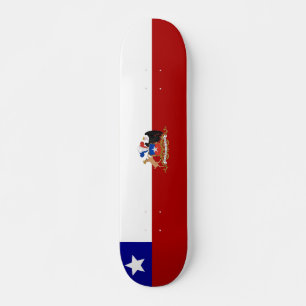 chilenische Flagge Skateboard