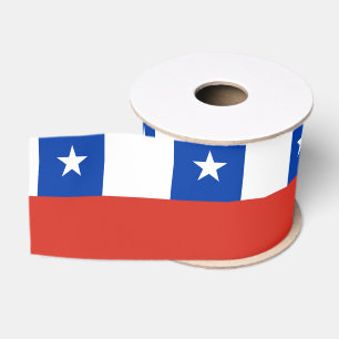 Chilenische Flagge und Chile, Urlaub/Sport Ripsband