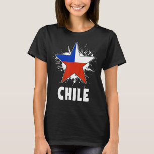 Chilenische Flagge Vintage Patriotischer chilenisc T-Shirt