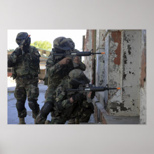 Chilenische Marinesoldaten Poster