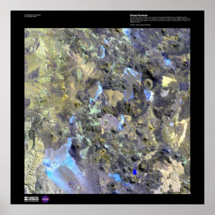 Chilenische Vulkane Poster