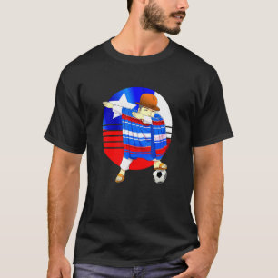 Chilenischer Fußball-Dabbing Fußball Typ Chile T-Shirt