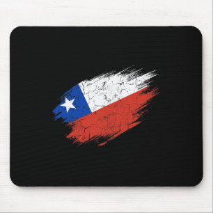 Chilenischer Fußballfan zerfetzte Flagge Nationals Mousepad