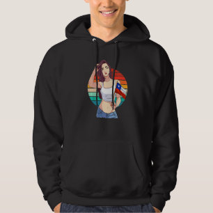 Chilenisches Mädchen Latino Stolz Chile-Flagge Sto Hoodie