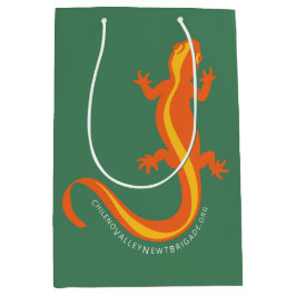 Chileno Valley Newt Brigade Geschenktasche - grün Mittlere Geschenktüte